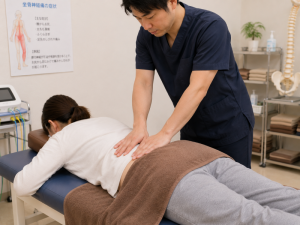 腰マッサージ